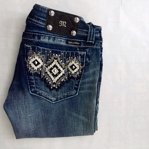 Miss Me Boot Cut Jeans (Fit like a 7/8)