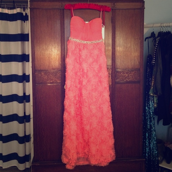Pink prom dress