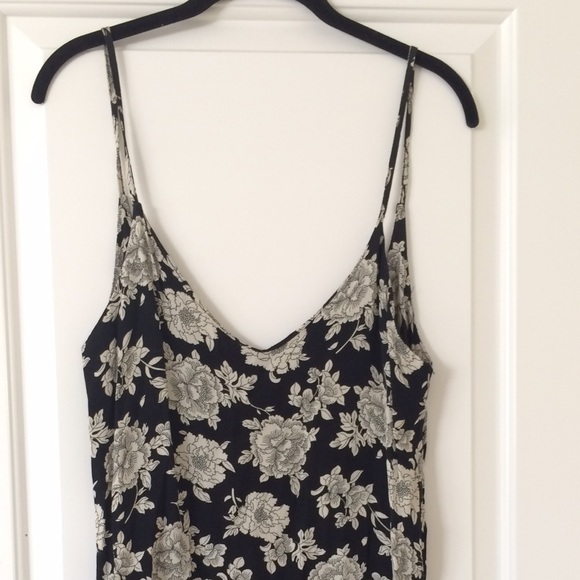 Black and White Flower Dress