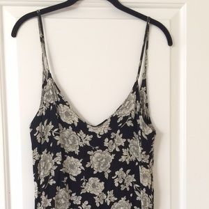 Black and White Flower Dress