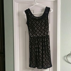 Black cocktail dress