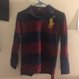 Polo long sleeve shirt big pony