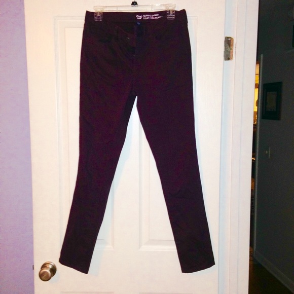Plum skinny jeans