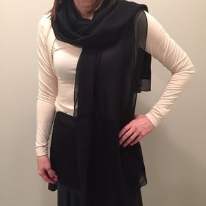 100% silk light weight scarf