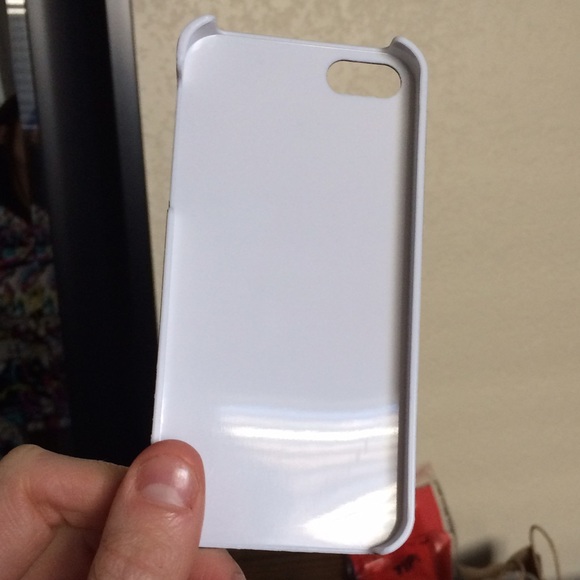 Houndstooth Blk/ Silver IPhone 5 case - Picture 3 of 3