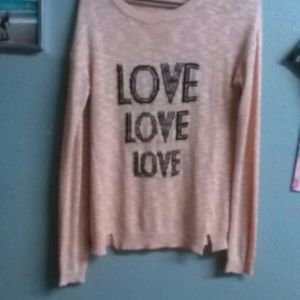 Long sleeve sweater tee