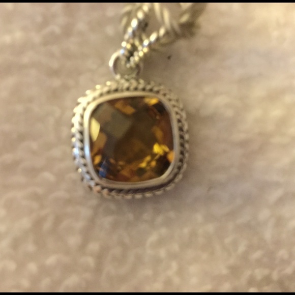 NWT Samuel B Silver 3.5 ct Citrine Enhancer