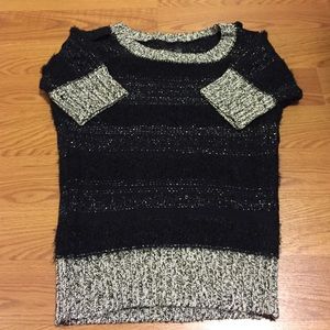 Black and Silver Sweater