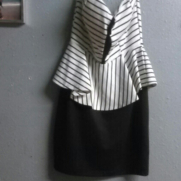 Black and white dress
