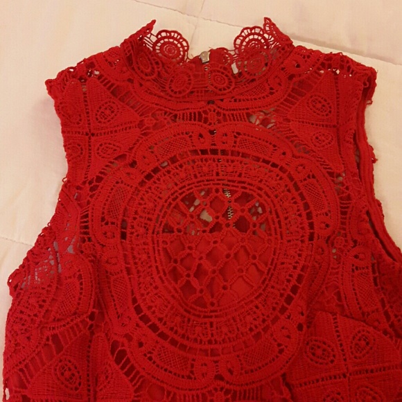 Sold!! Charlotte Russe Red dress - Picture 2 of 4