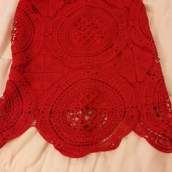 Sold!! Charlotte Russe Red dress - Picture 3 of 4