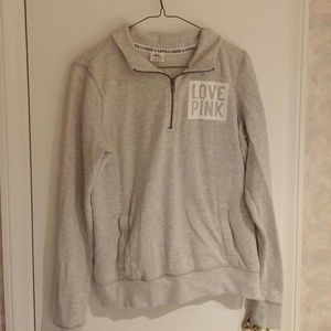 VS PINK quarterzip sweater