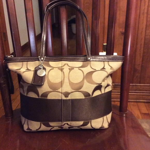 Coach Vintage Fabric Handbag
