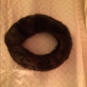Faux fur earmuff headband
