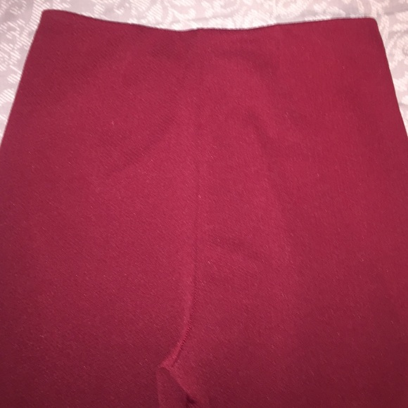 Burgundy High waisted leggings - Picture 3 of 3