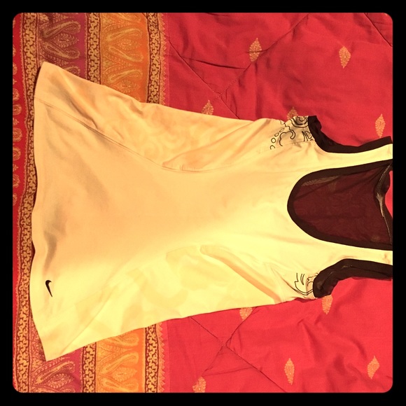 Nike workout tank top with mesh back