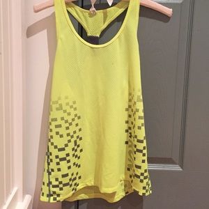 Neon Yellow Under Armour Tanktop