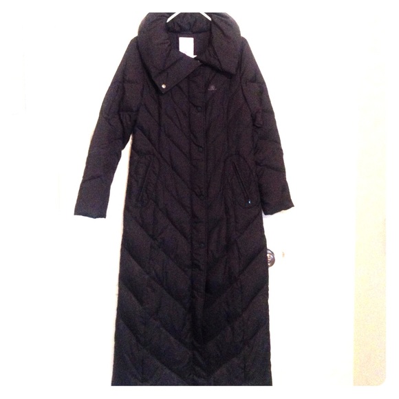 JLO Black Winter Coat - Ankle Length - Woman's Sml