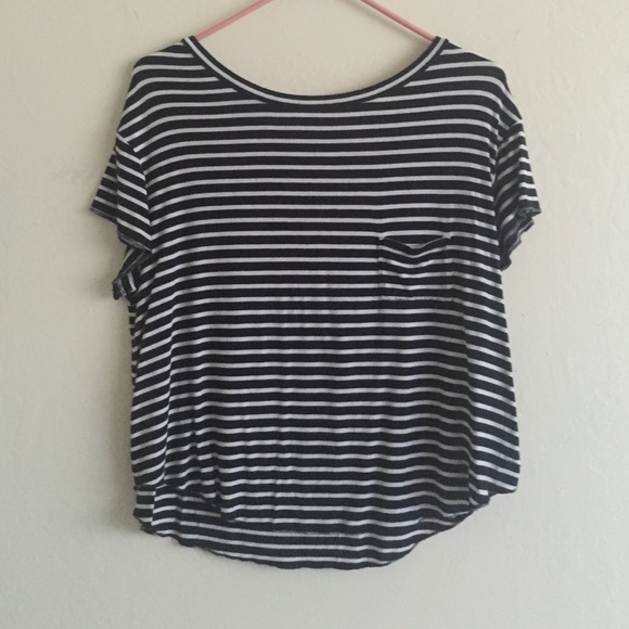 American Eagle Striped Crop Top