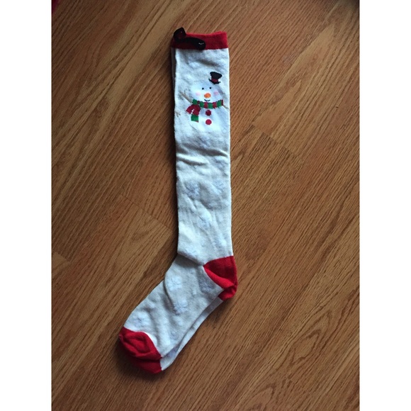 Christmas Snowman Knee High Socks