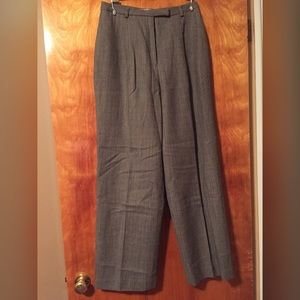 Wool Valerie Stevens Lined HoundstoothDress Pants