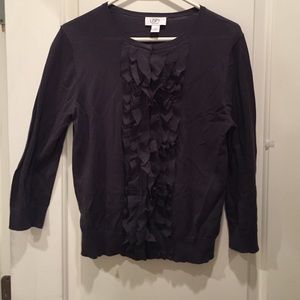Ruffle Front Cardigan