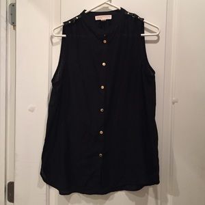 Michael Kors Sleeveless button up