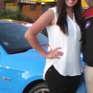 H&M white chiffon sleeveless blouse!