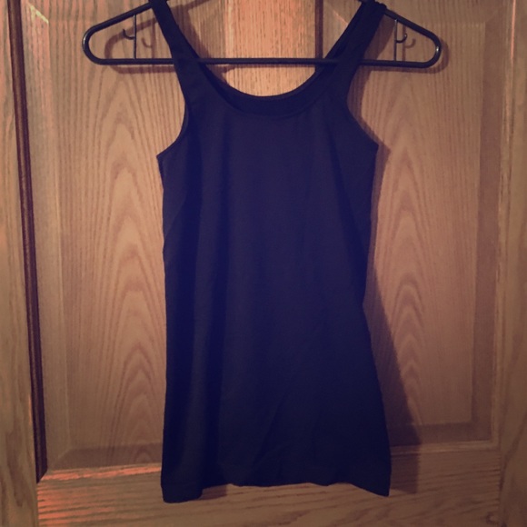 black spandex tank