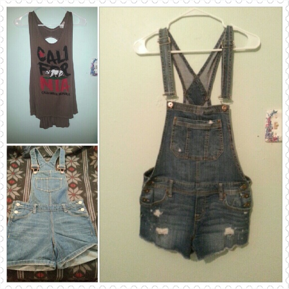 SOLD overall and Cali shirt