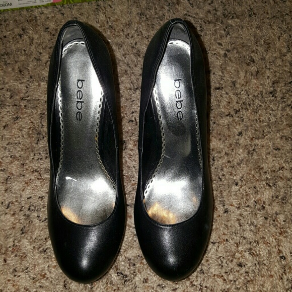 Black Bebe Heels
