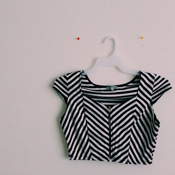 Striped Crop Top