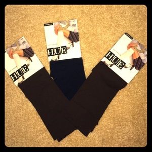 3 knee-high stockings