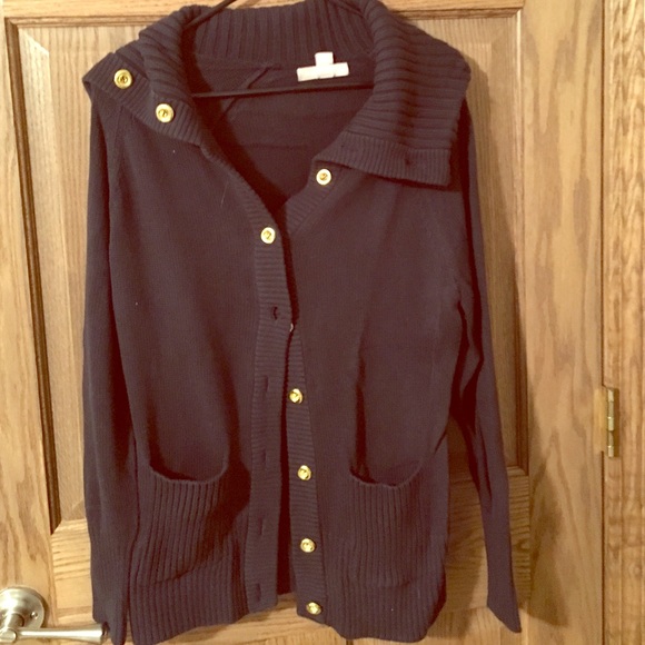 cowl necked cardigan