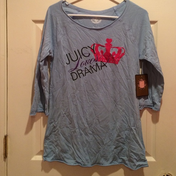 Juicy Couture 3/4 Sleeve Graphic Tee (L)