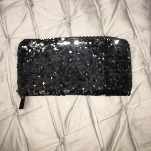 sparkly clutch