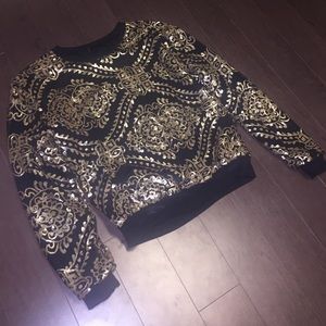 Vintage beaded sweatshirt from London