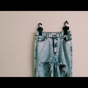 Acid High Waist Jeans