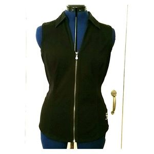 Harley Davidson black lace up vest