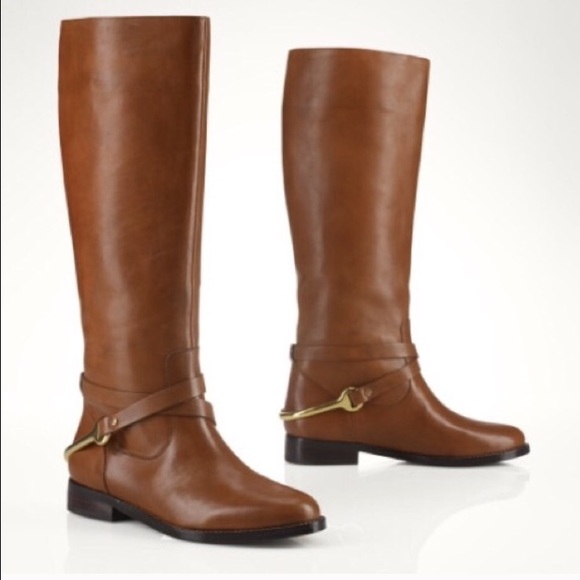 Ralph Lauren riding boots size 8