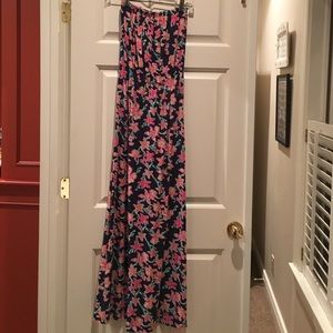 Flower Lilly Pulitzer Maxi Dress, XS