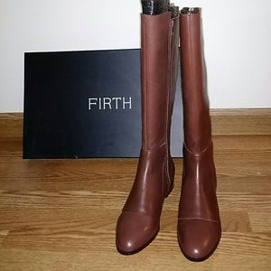 Brand new brown leather riding boots