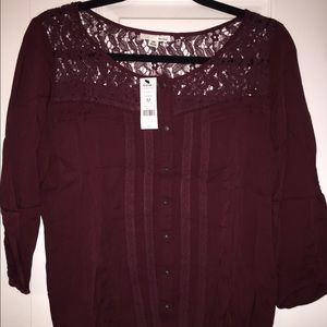Maroon Blouse