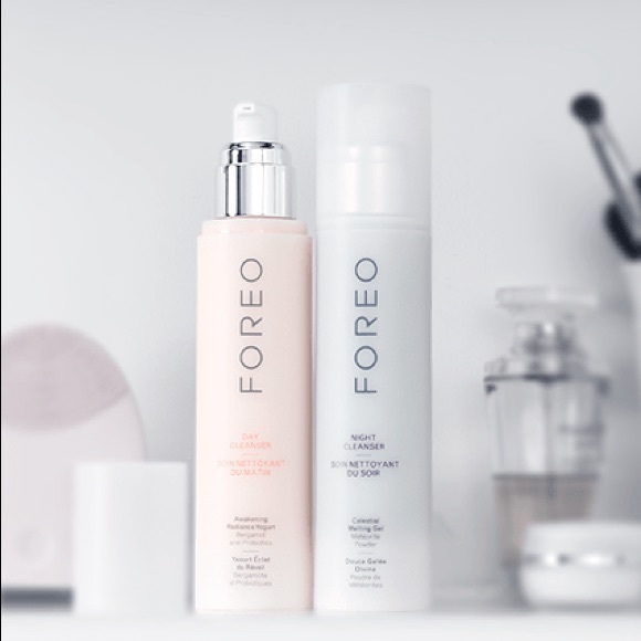 NEW & SEALED: foreo day + night cleansers
