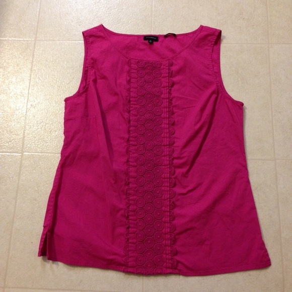 Bright pink Talbots top