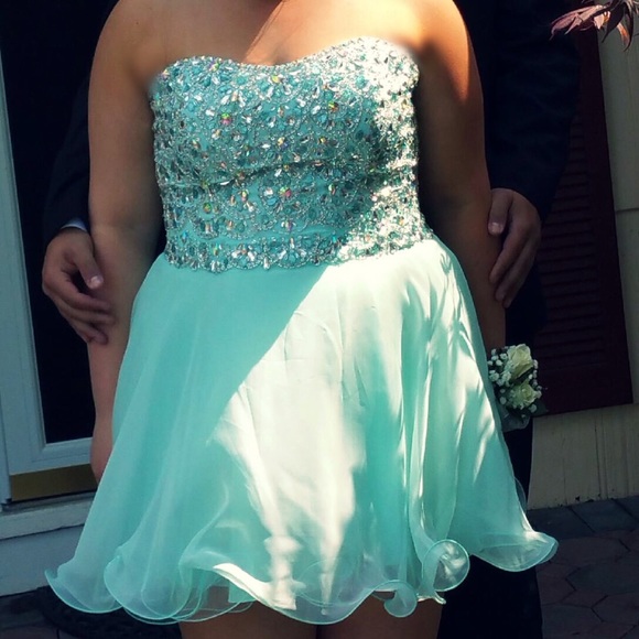 Short prom dress (Sticks&Stones) by Mori Lee