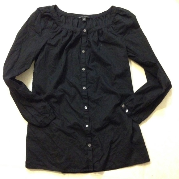 Bateau neck Banana Republic button down