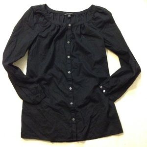 Bateau neck Banana Republic button down