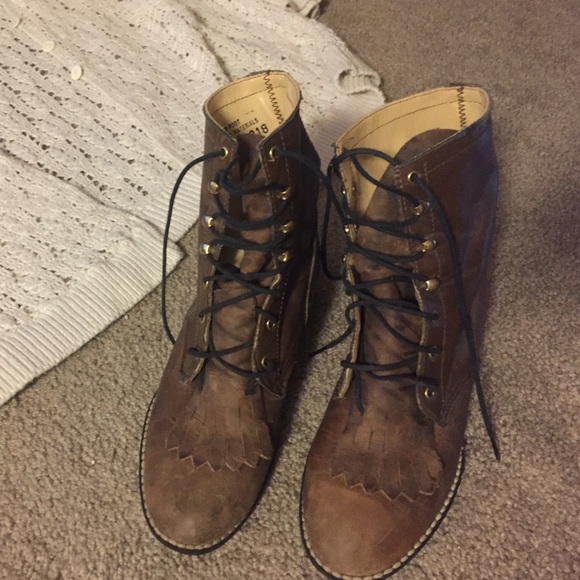 Size 4 leather boots