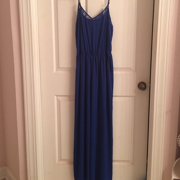 Blue jumpsuit forever 21